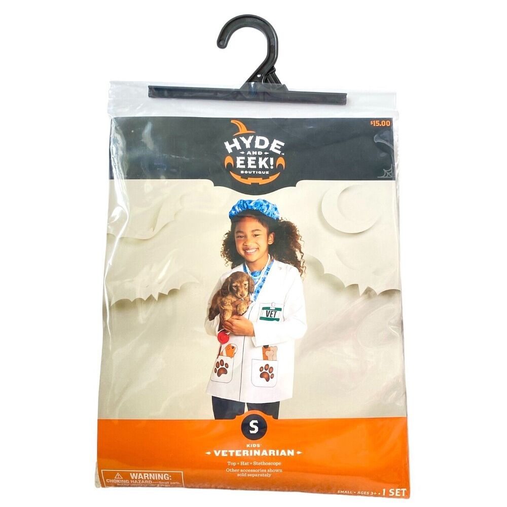 Kids Veterinarian Halloween Vet Costume Size Small 6-7 HYDE & EEK Boutique NEW